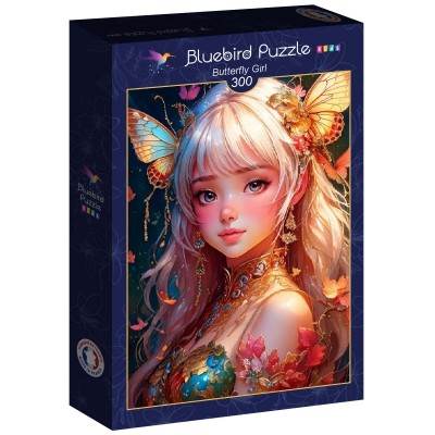 Puzzle Bluebird-Puzzle-F-91005 Das Schmetterlingsmädchen
