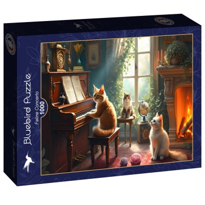 Puzzle Bluebird-Puzzle-F-91015 Katzenkonzert