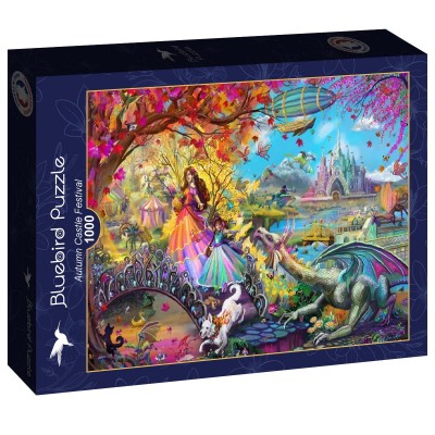 Puzzle Bluebird-Puzzle-F-91029 Herbst Festival am Schloss