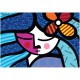 Romero Britto - Girl with flower