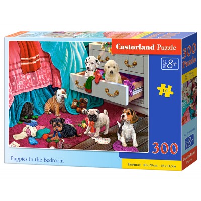 Puzzle Castorland-030392 Puppies in the Garden