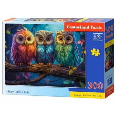 Puzzle Castorland-030545 Drei Kleine Eulen