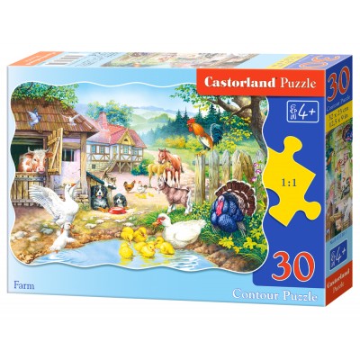 Puzzle Castorland-03310 Der Bauernhof