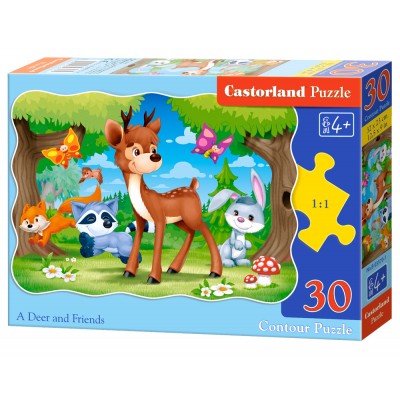 Puzzle Castorland-03570 A Deer and Friends