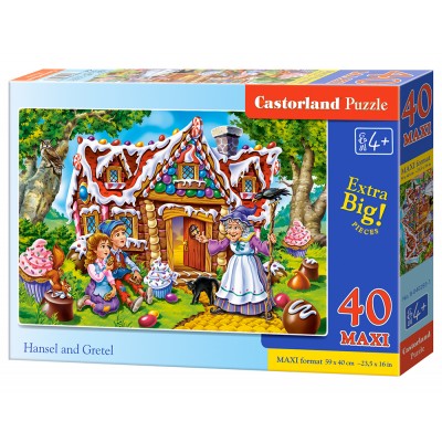 Puzzle Castorland-040285 XXL Teile - Hansel & Gretel