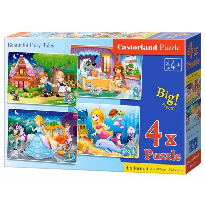 Puzzle Castorland-041008 XXL Teile - Beautiful Fairy Tales