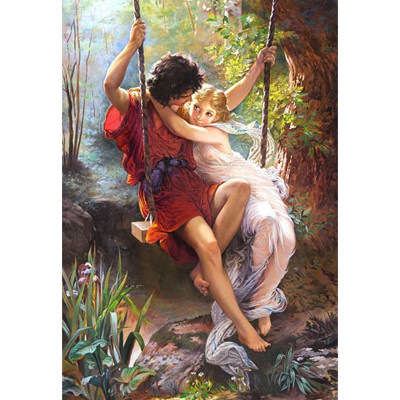 Puzzle Castorland-101641 Pierre-Auguste Cot : Printemps