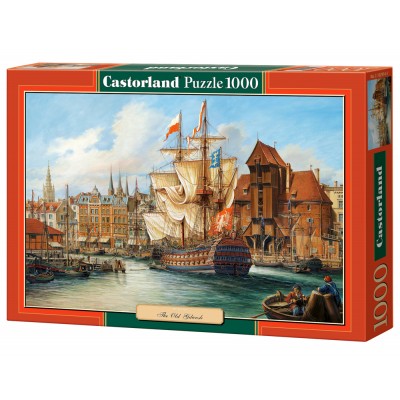 Puzzle Castorland-102914 Das alte Danzig, Polen
