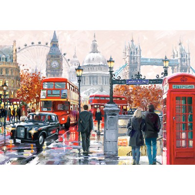 Puzzle Castorland-103140 Londoner Collage