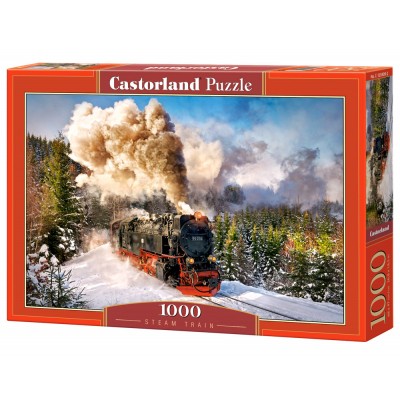 Puzzle Castorland-103409 Dampflokomotive