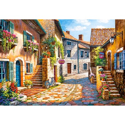 Puzzle Castorland-103744 Rue de Village