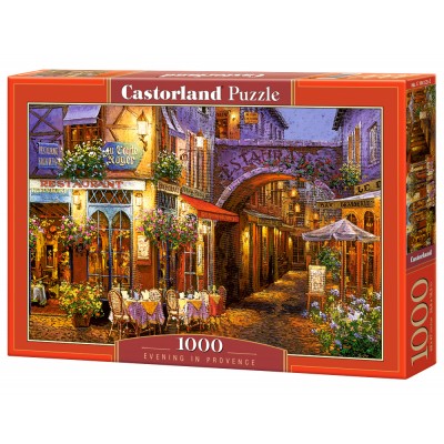Puzzle Castorland-104123 Evening in Provence