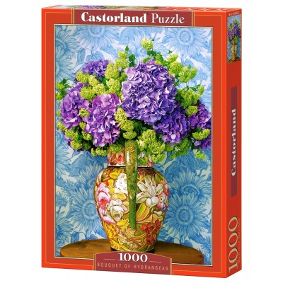Puzzle Castorland-104352 Bouquet d'Hortensias