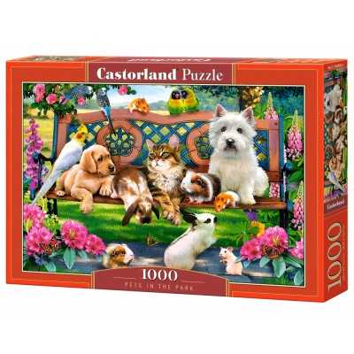 Puzzle Castorland-104406 Animaux dans le Parc