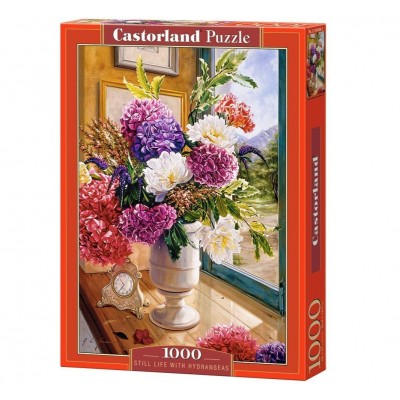 Puzzle Castorland-104444 Still Life with Hydrangeas
