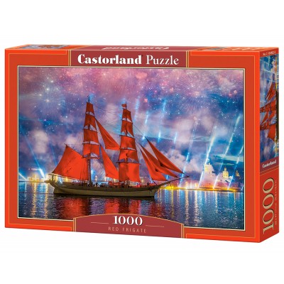 Puzzle Castorland-104482 Red Frigate