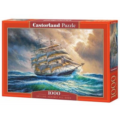 Puzzle Castorland-104529 Sailing against all Odds