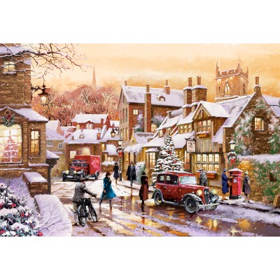 Puzzle Castorland-104802 Winter-Nostalgie