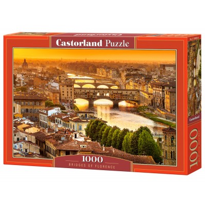 Puzzle Castorland-104826 Die Brücken von Florenz
