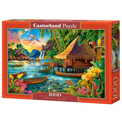 Puzzle Castorland-104871 Tropical Island