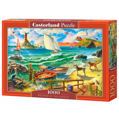 Puzzle Castorland-104895 Week-End au Bord de la Mer