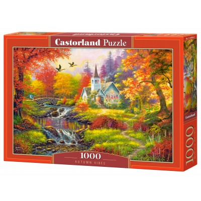 Puzzle Castorland-104994 Ambiance d'Automne