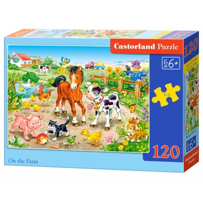 Puzzle Castorland-13197 Auf dem Bauernhof