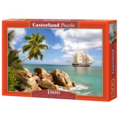 Puzzle Castorland-150526 Voilier au Paradis