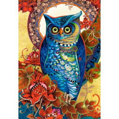 Puzzle Castorland-151110 David Galchutt : Hibou