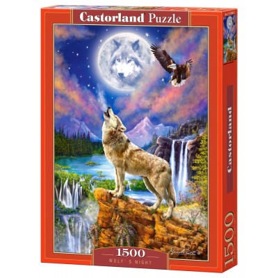 Puzzle Castorland-151806 Wolf's Night