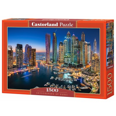 Puzzle Castorland-151813 Skyscrapers of Dubaï