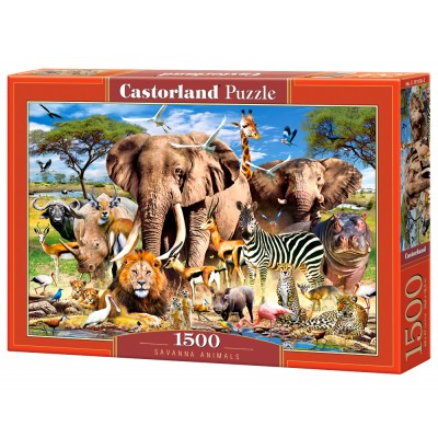 Puzzle Castorland-151950 Savanna Animals