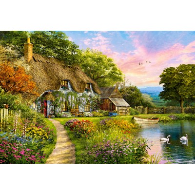 Puzzle Castorland-151998 Cottage auf dem Land