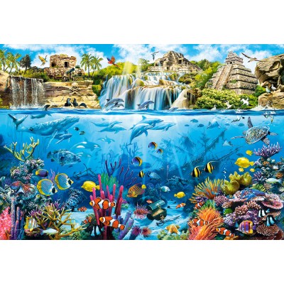 Puzzle Castorland-152049 Pirateninsel