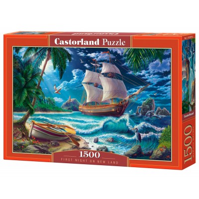 Puzzle Castorland-152070 Erste Nacht auf Neuland