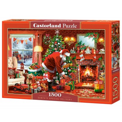 Puzzle Castorland-152100 Livraison Spéciale du Père Noël