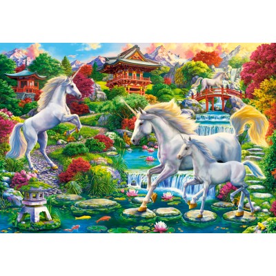 Puzzle Castorland-152117 Le Jardin des Licornes