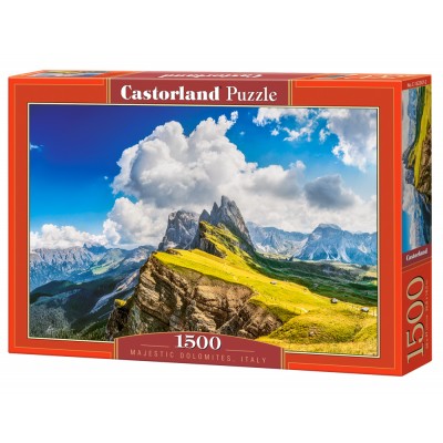 Puzzle Castorland-152247 Majestätische Dolomiten, Italien