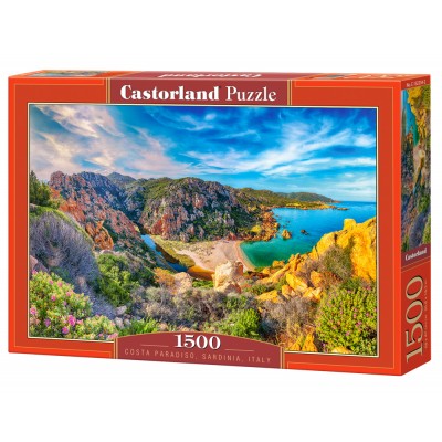 Puzzle Castorland-152254 Costa Paradiso, Sardinien, Italien