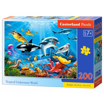 Puzzle Castorland-222094 Tropical Underwater World