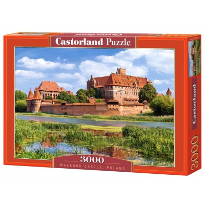 Castorland-300211 Jigsaw Puzzle - 3000 Pieces - Malbork Castle, Poland