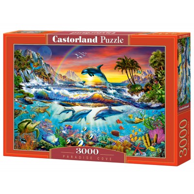 Puzzle Castorland-300396 Paradiesische Bucht