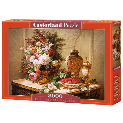 Puzzle Castorland-300488 Tulips and Other Flowers