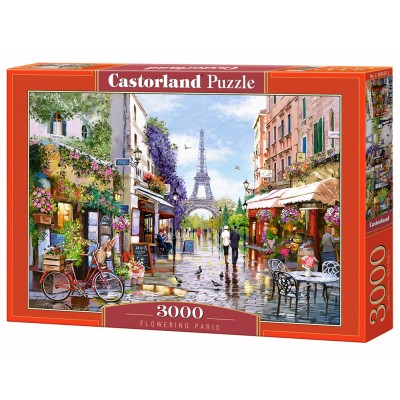 Puzzle Castorland-300525 Flowering, Paris