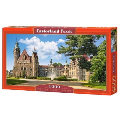 Puzzle Castorland-400027 Schloss Moschen, Krakau, Polen