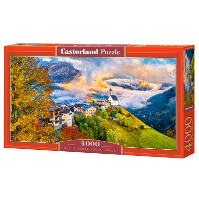 Puzzle Castorland-400164 Colle Santa Lucia, Italy