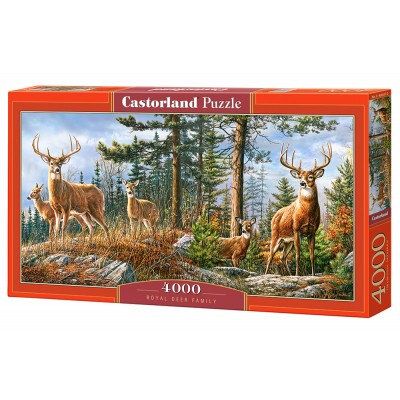 Puzzle Castorland-400317 Royal Deer Family