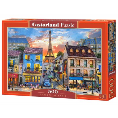 Puzzle Castorland-52684 Dominic Davison: Streets of Paris