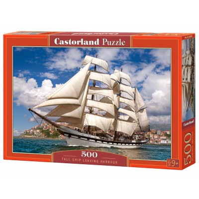 Puzzle Castorland-52851 Tall Ship Leaving Harbour