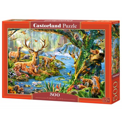 Puzzle Castorland-52929 Forest Life
